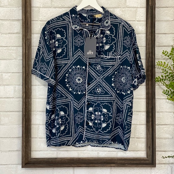 levi's made and crafted pajama shirt